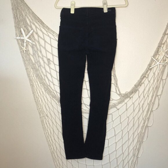 CITIZENS OF HUMANITY Harlow Ankle Mid Rise Slim Maternity Navy Corduroy 25 - Picture 8 of 16